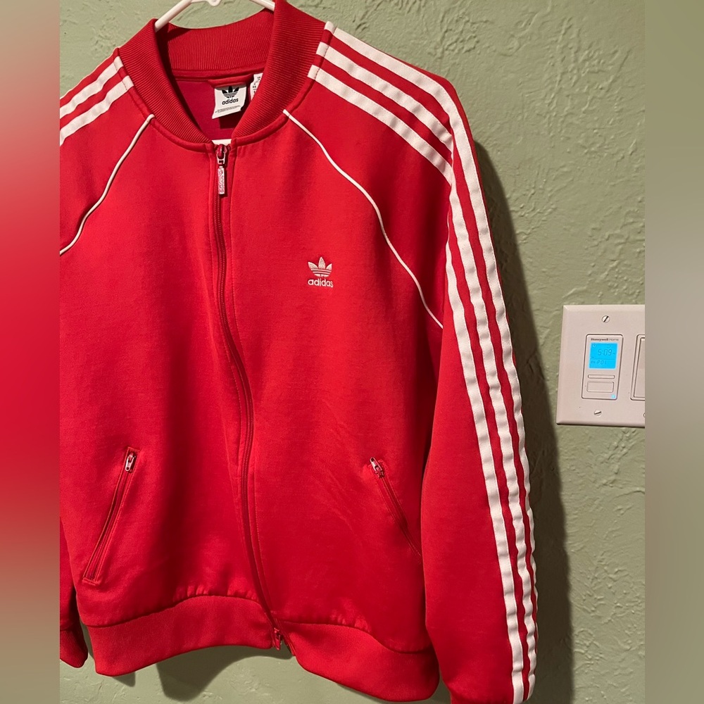 Adidas Track Jacket Women’s size large - Picture 3 of 6